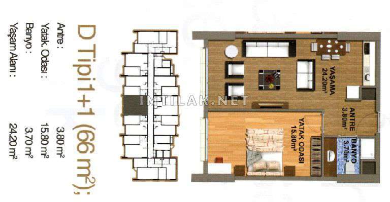 Инвестируйте в недвижимость Стамбула на продажу - Проект Guneshle Life IMT - 223 | Планировки квартир
