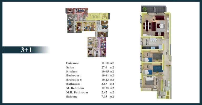 Kirimli Project 1337 - IMT | Apartment Plans