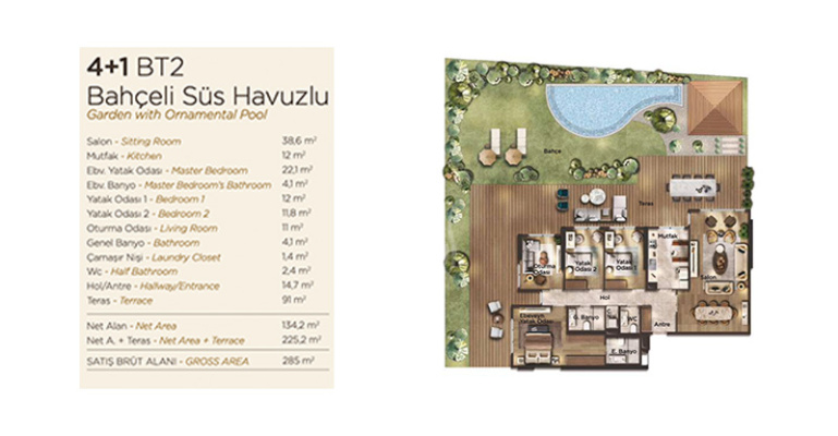 Beylikduzu Reference IMT - 1341 | Apartment Plans