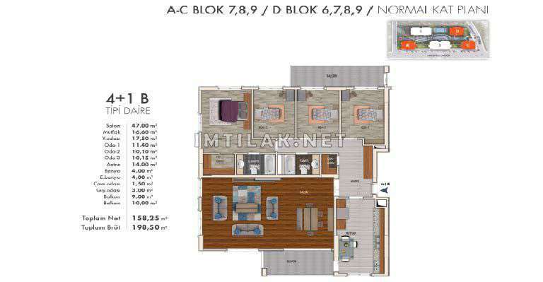 Houses In Turkey For Sale - Bakirkoy City Project IMT - 222 | Apartment Plans