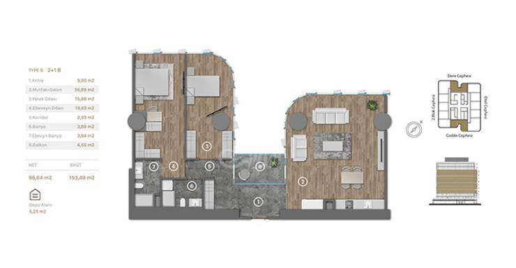 Ферко проекта ИМТ - 1343 | Планировки квартир