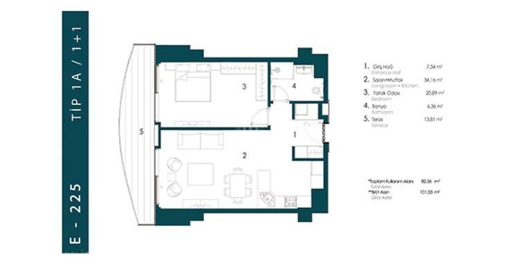 Green Beykoz IMT - 441 | Apartment Plans