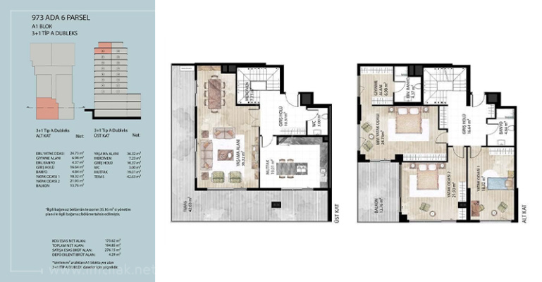 Basaksehir Park 1379 - IMT | Apartment Plans