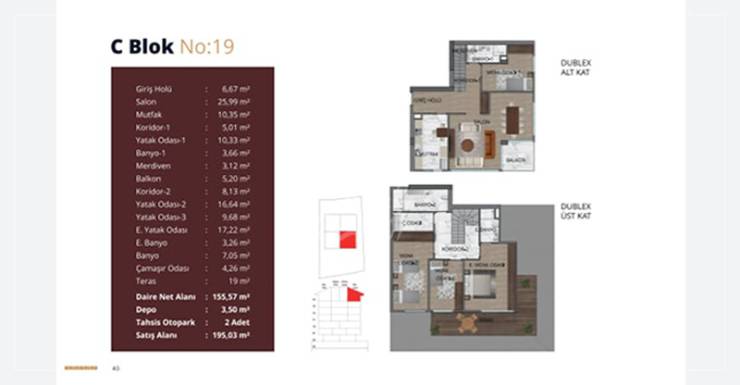 Ensam Cengelkoy IMT - 442 | Apartment Plans